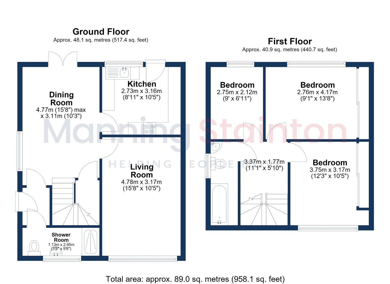 35, Barfield Crescent, West Yorkshire floorplan