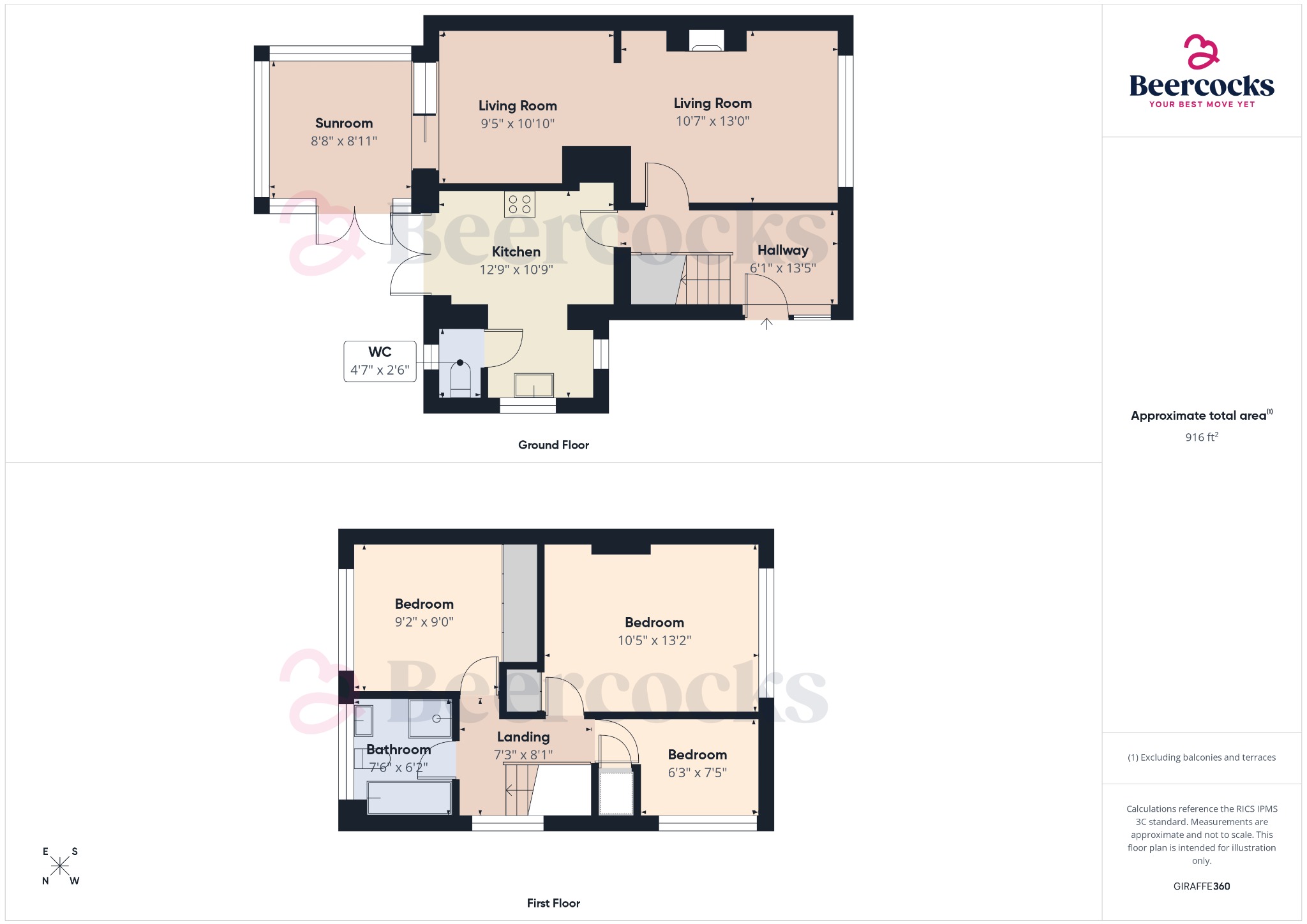 75 Highfield Close, Sutton-On-Hull, East Riding of Yorkshire floorplan