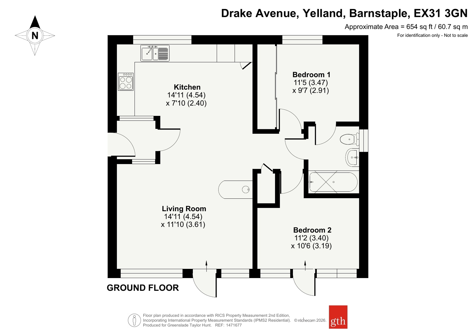 21, Drake Avenue, Barnstaple floorplan