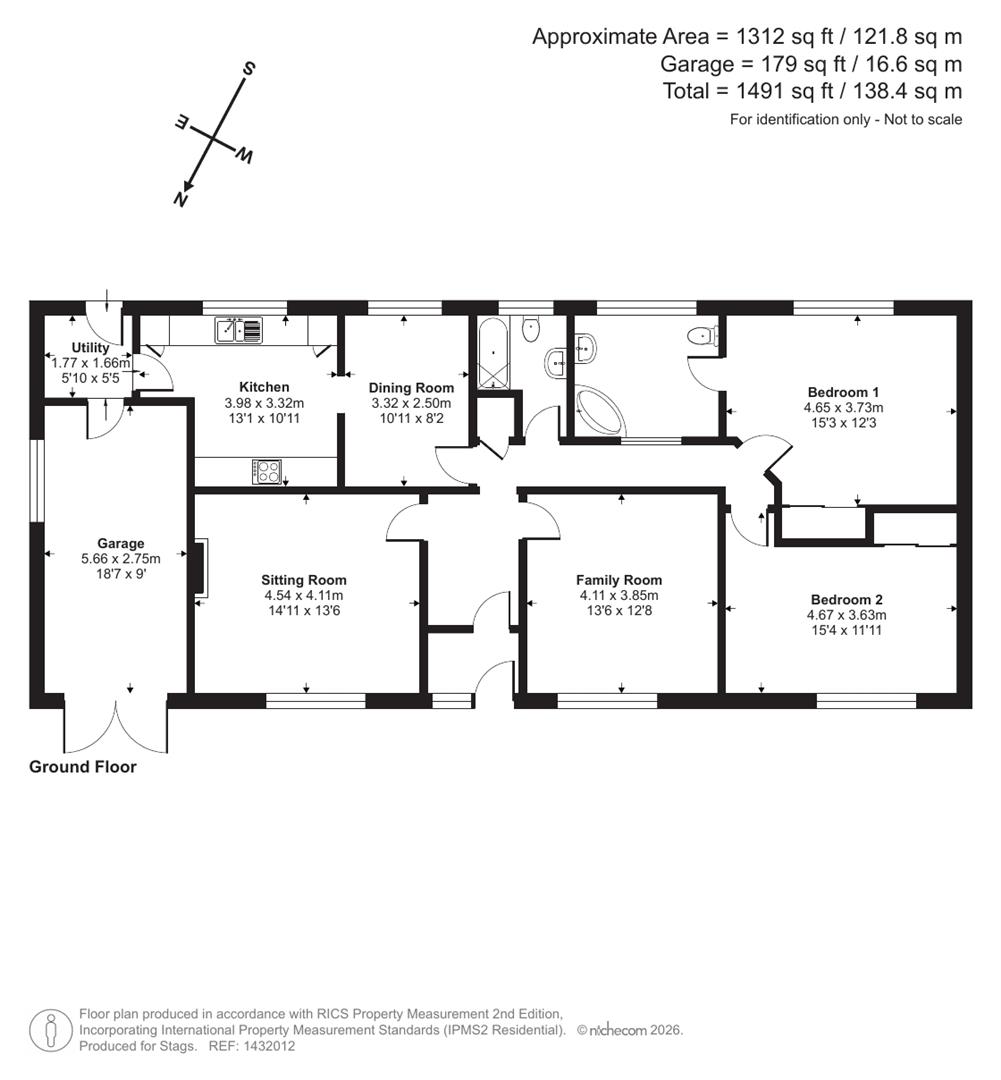 Elmroyd, Rye Park, Beaford floorplan