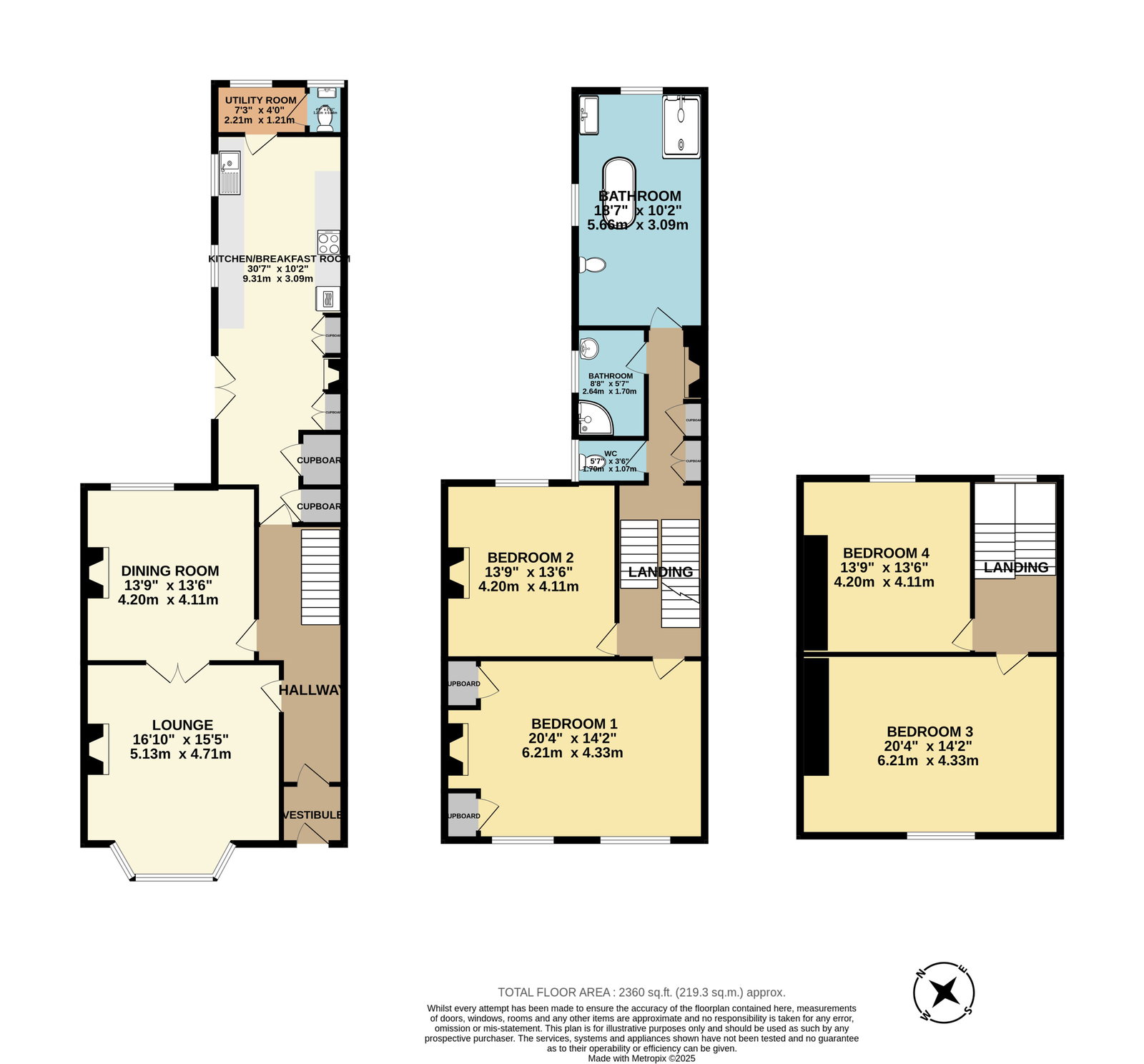 7, Havelock Terrace, Plymouth floorplan