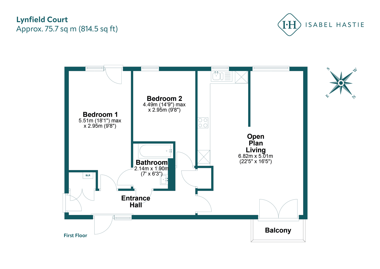 16, Lynfield Court, Cambridge floorplan