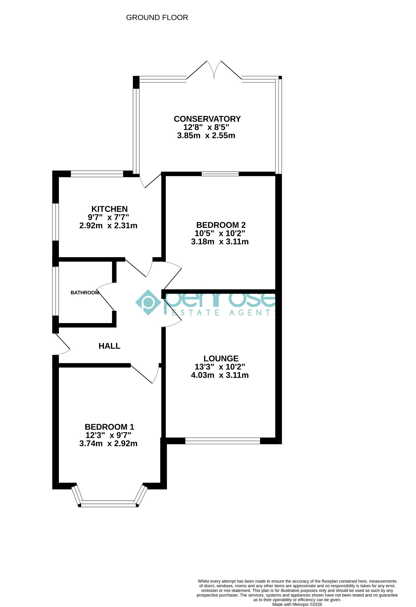 22 Byron Road, Luton, Bedfordshire floorplan