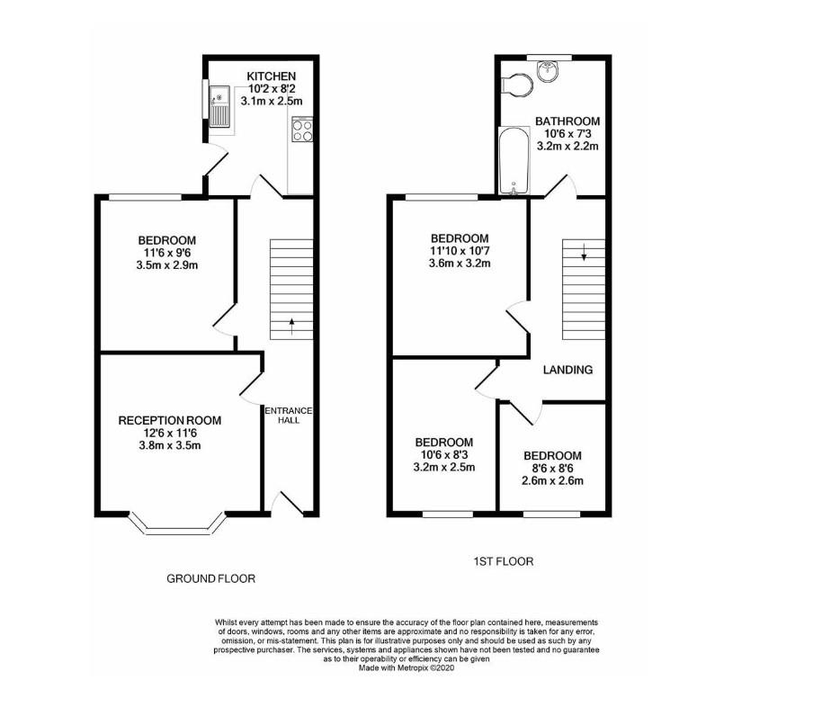2, Cowley Mill Road, Uxbridge floorplan