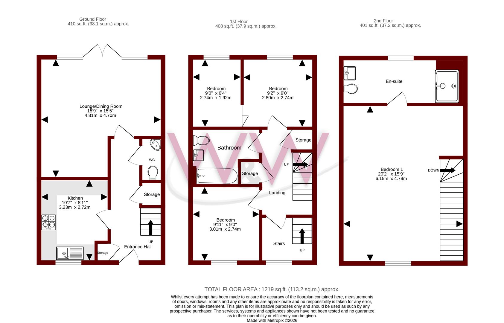 39, Curbridge Way, Southampton floorplan