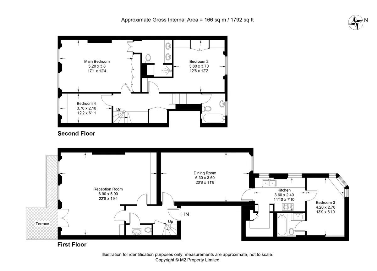 Flat 2, 39 Cornwall Gardens, London floorplan