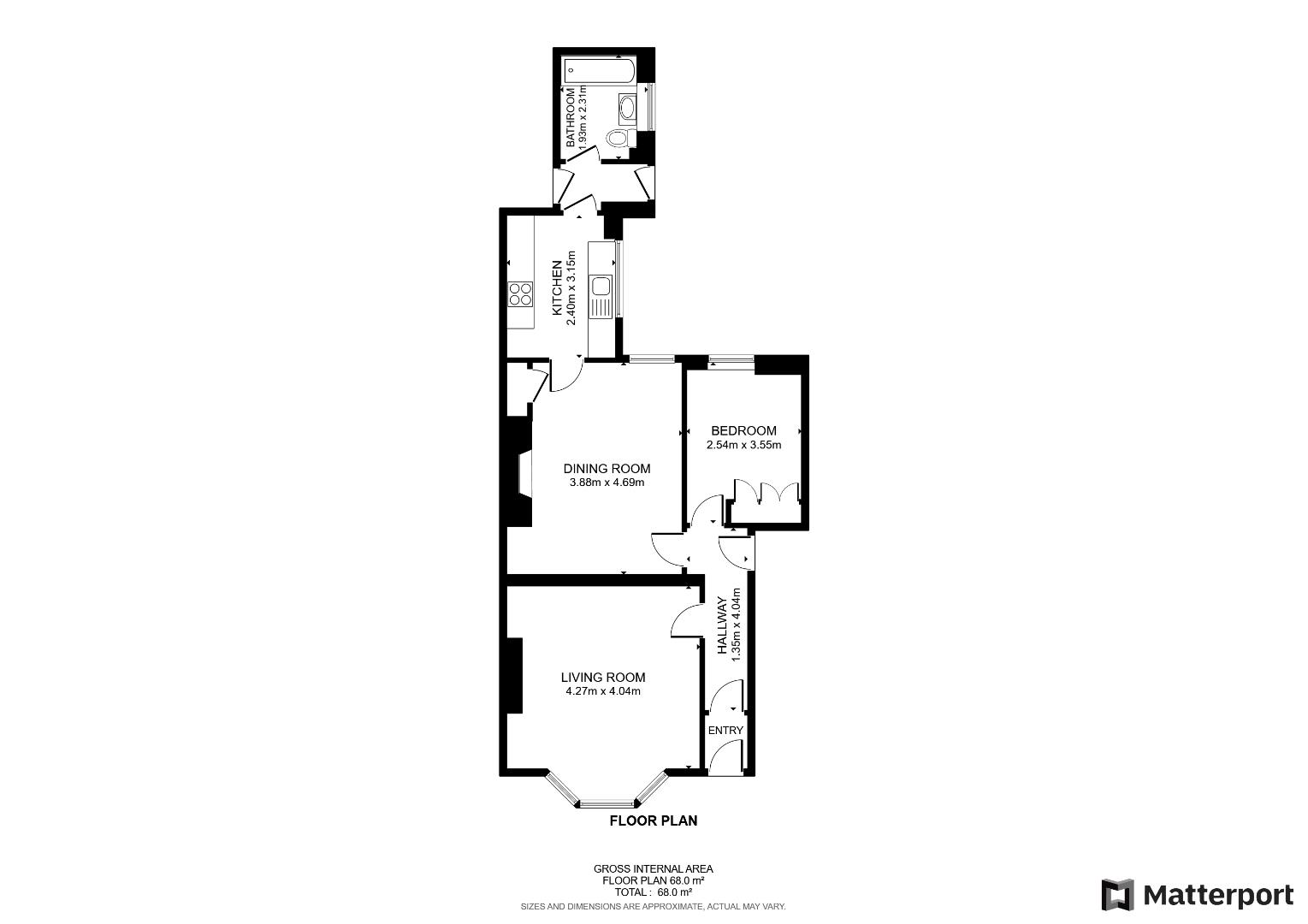 Washington Terrace, North Shields NE30, 2 bedroom flat for sale
