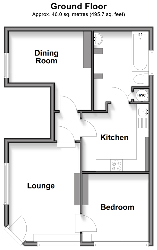 High Street St. Margaret's At Cliffe, Dover floorplan