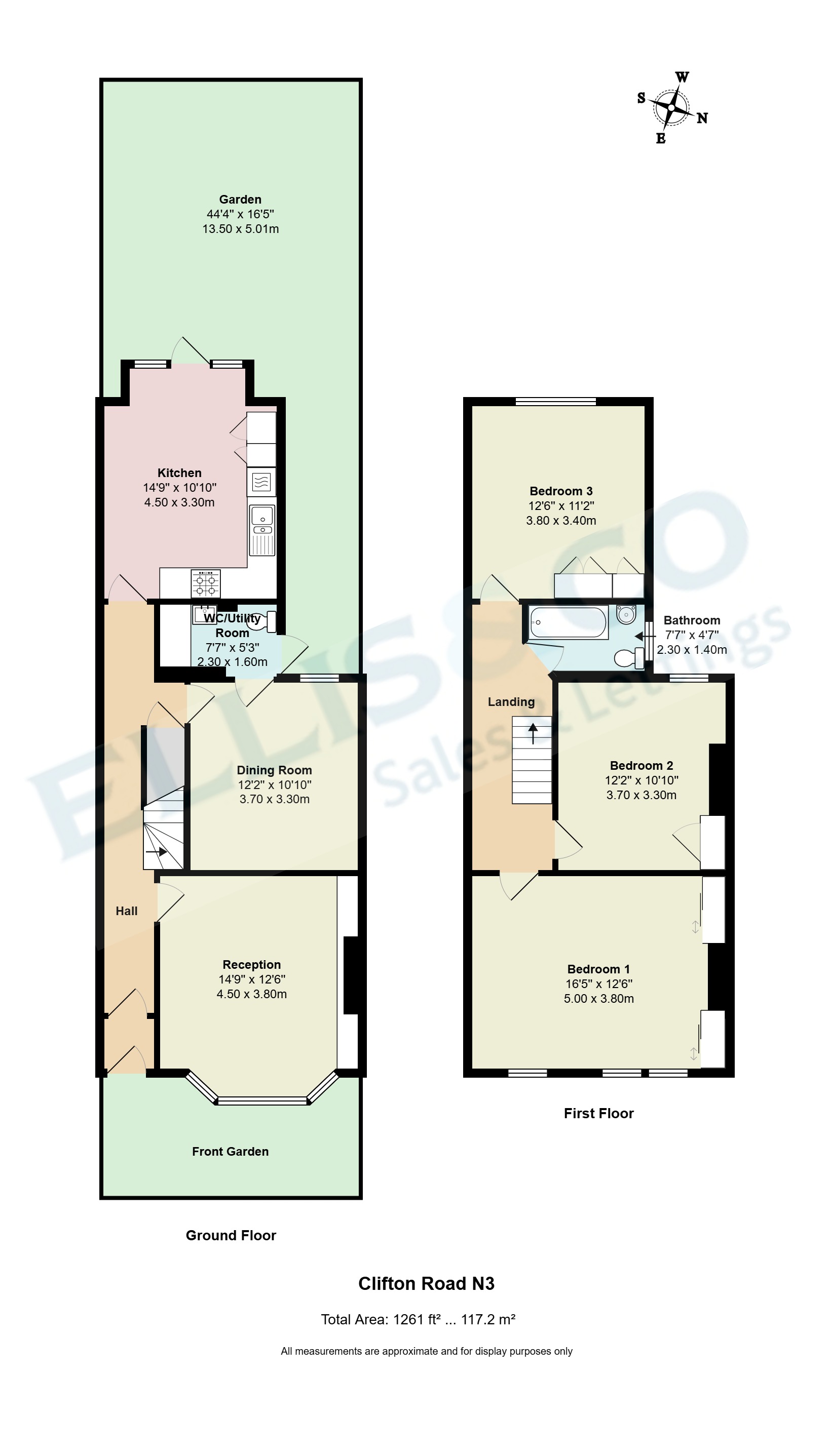 Clifton Road, Finchley, N3 floorplan