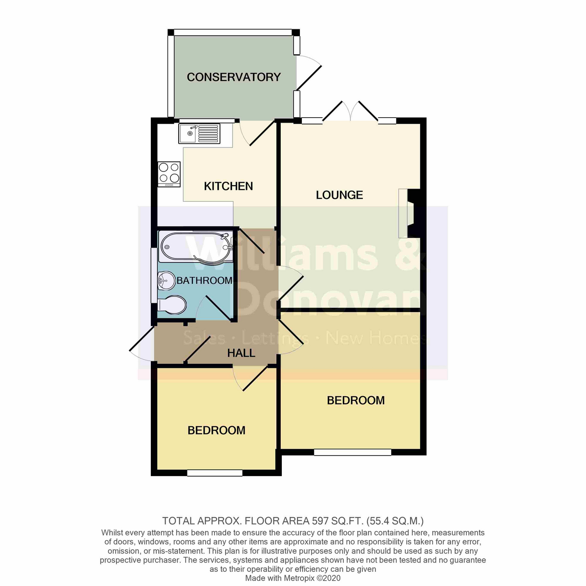 7, Downesway, South Benfleet floorplan