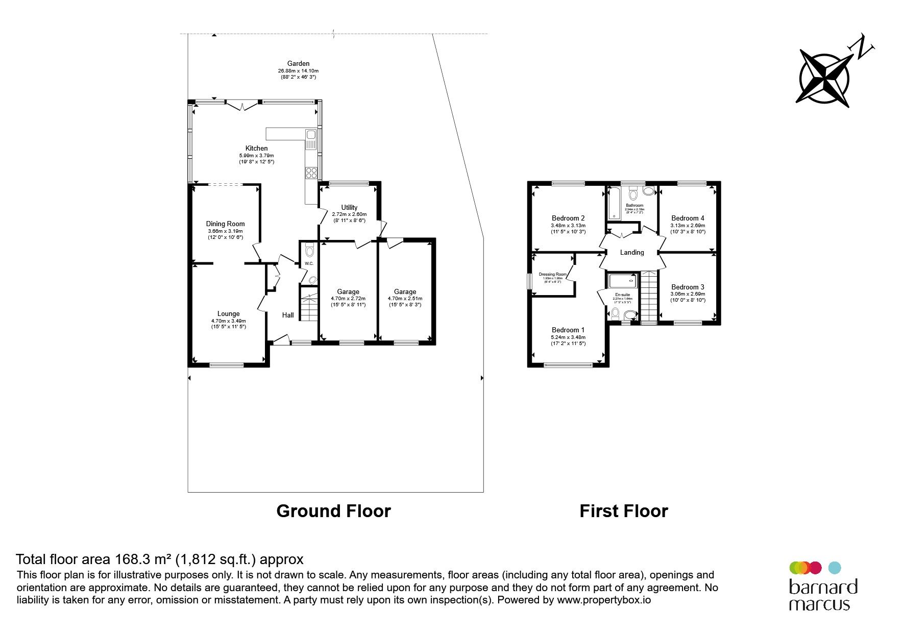 Oakview, 10 Paynes Green Cottages, Weare Street, Dorking floorplan