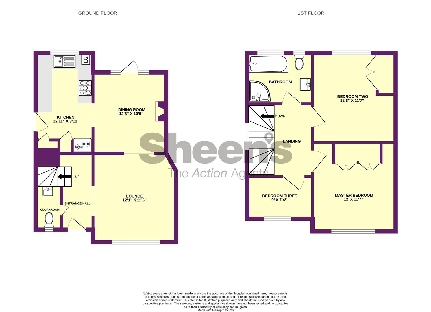 14, Roydon Way, Frinton-on-Sea floorplan