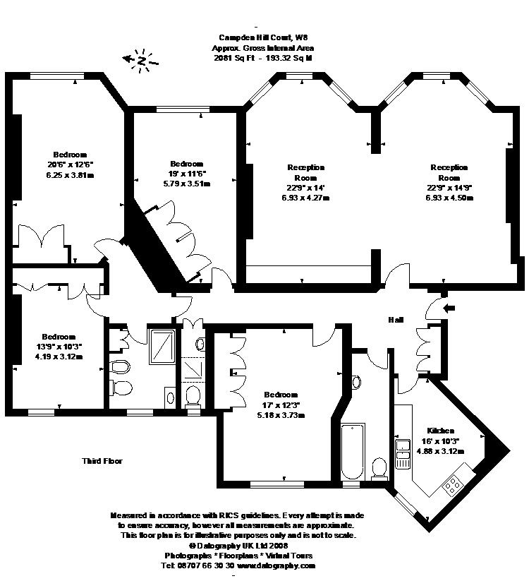 4 Bedrooms Flat to rent in Campden Hill Road, London W8