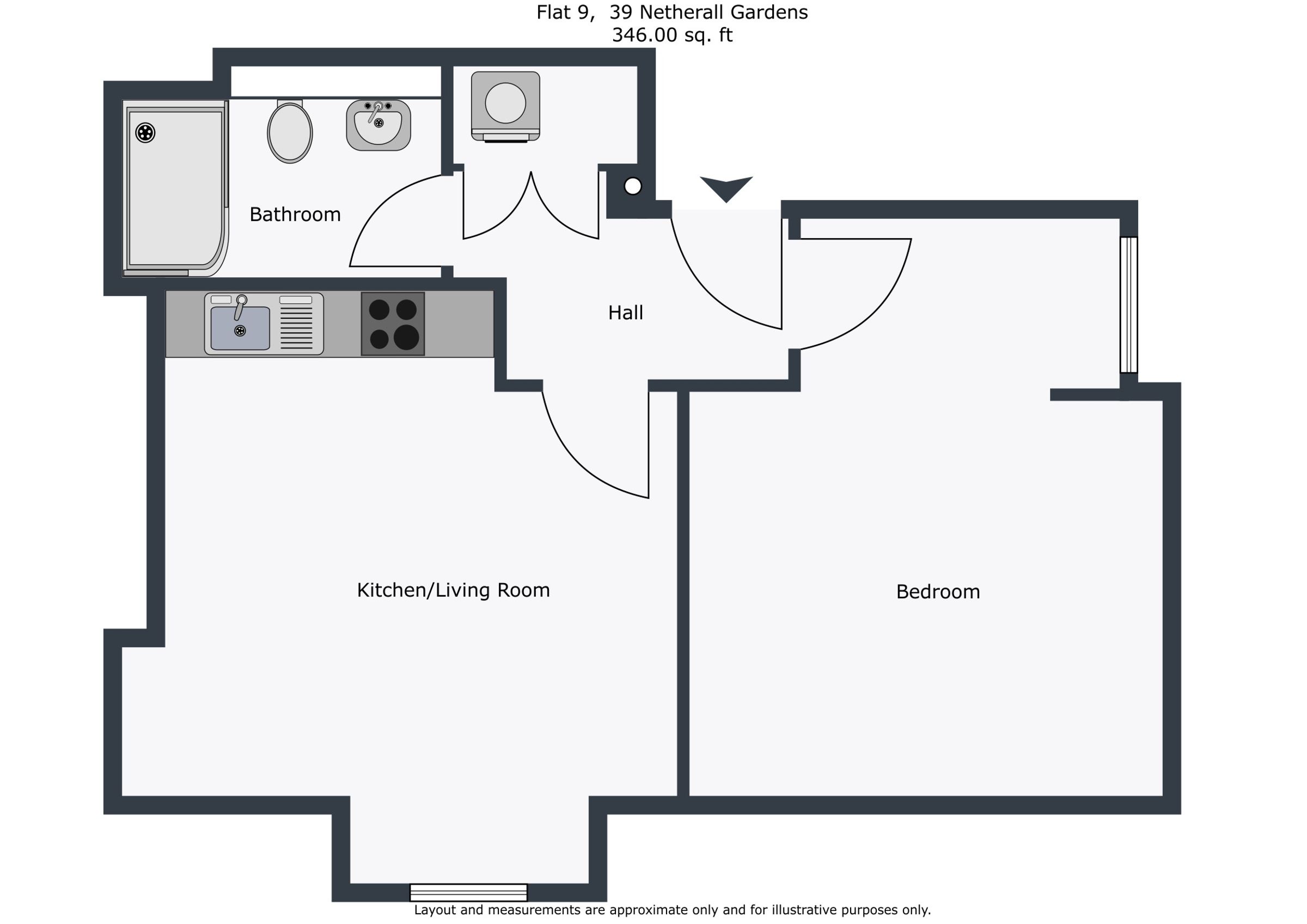 Netherhall Gardens, London floorplan