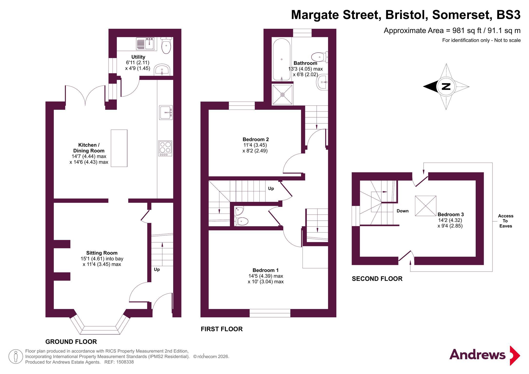 1, Margate Street, Somerset floorplan