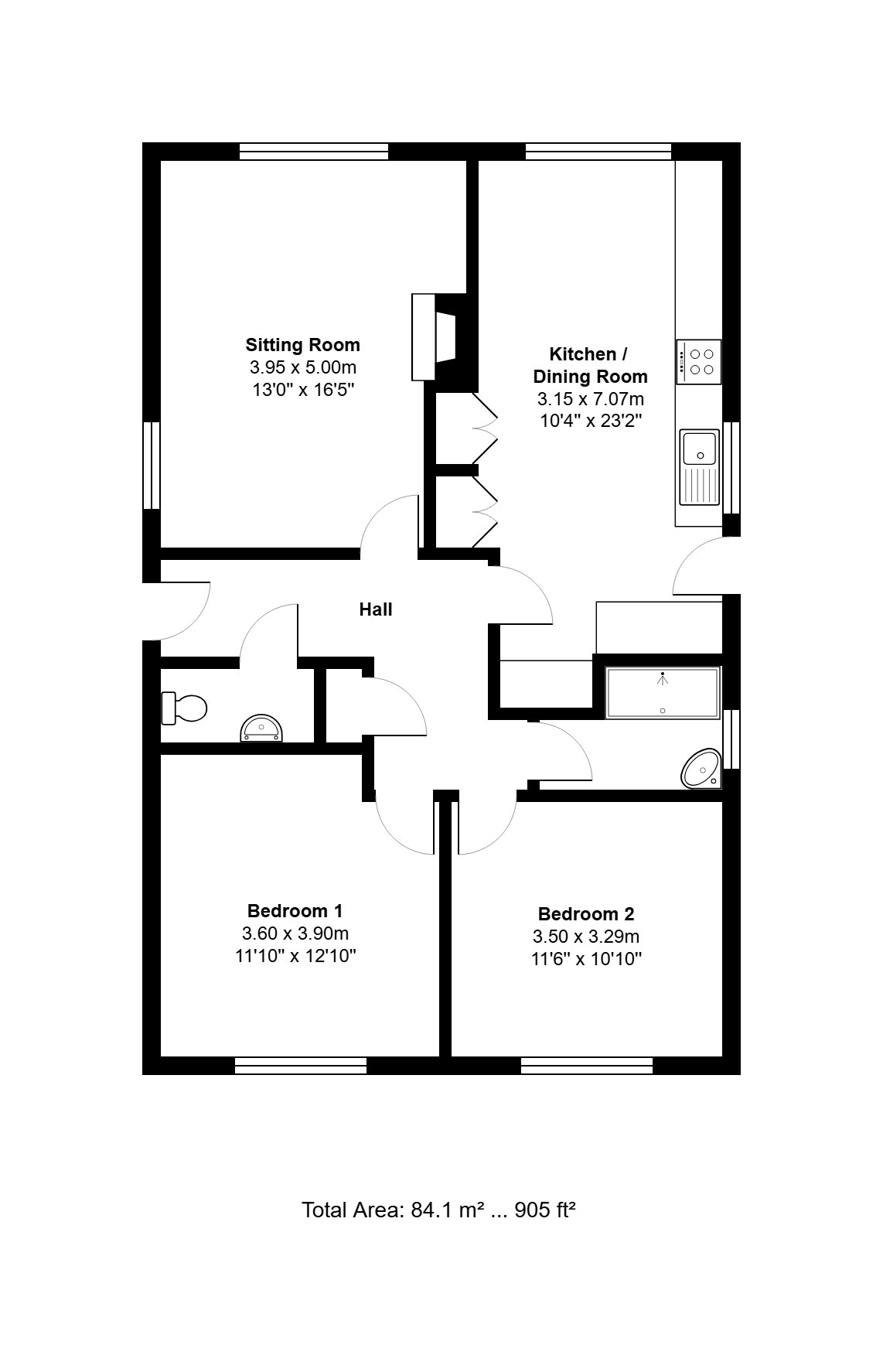 39 Mountbatten Road, Dersingham, Norfolk floorplan
