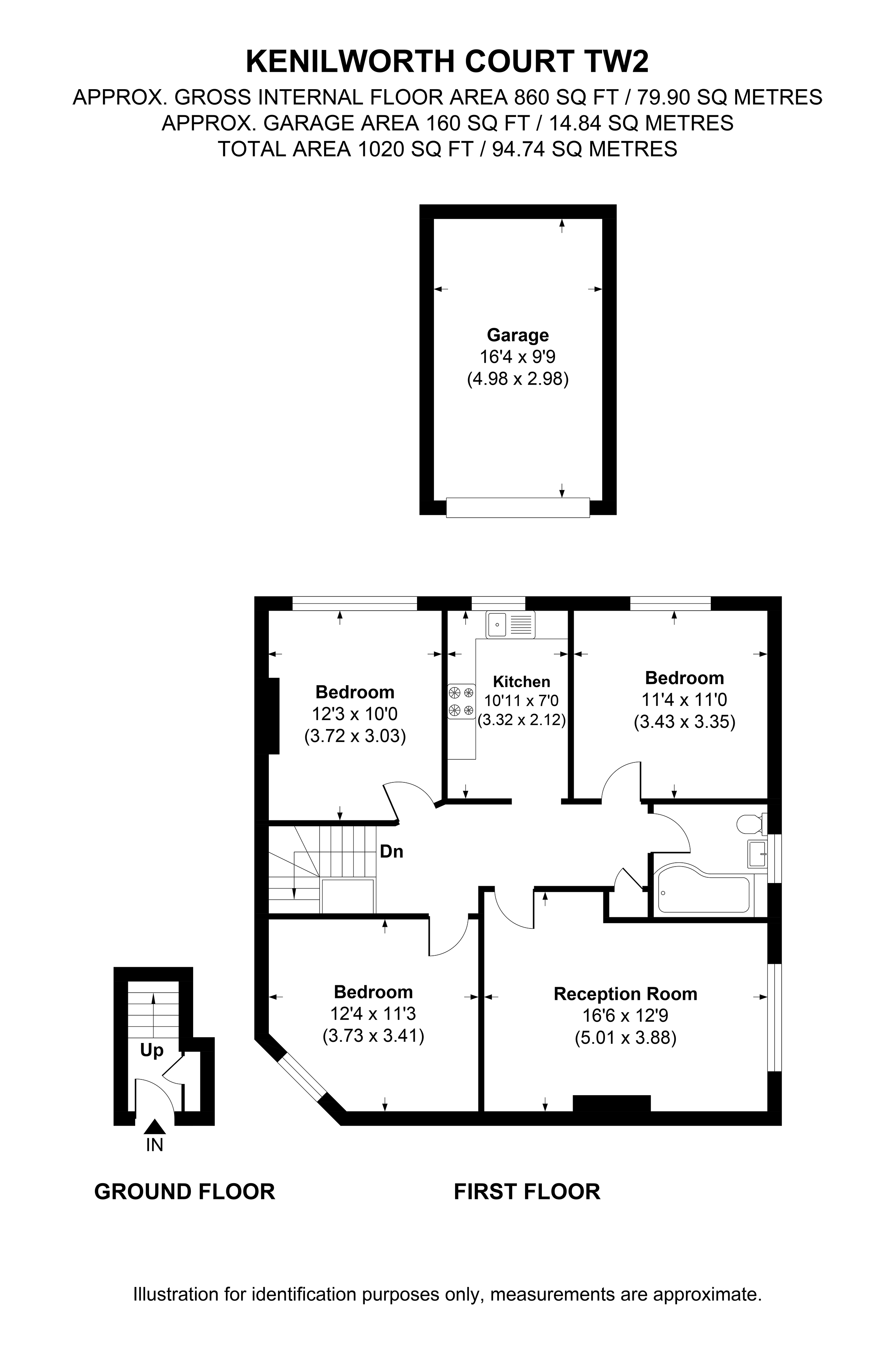 9, Kenilworth Court, Twickenham floorplan