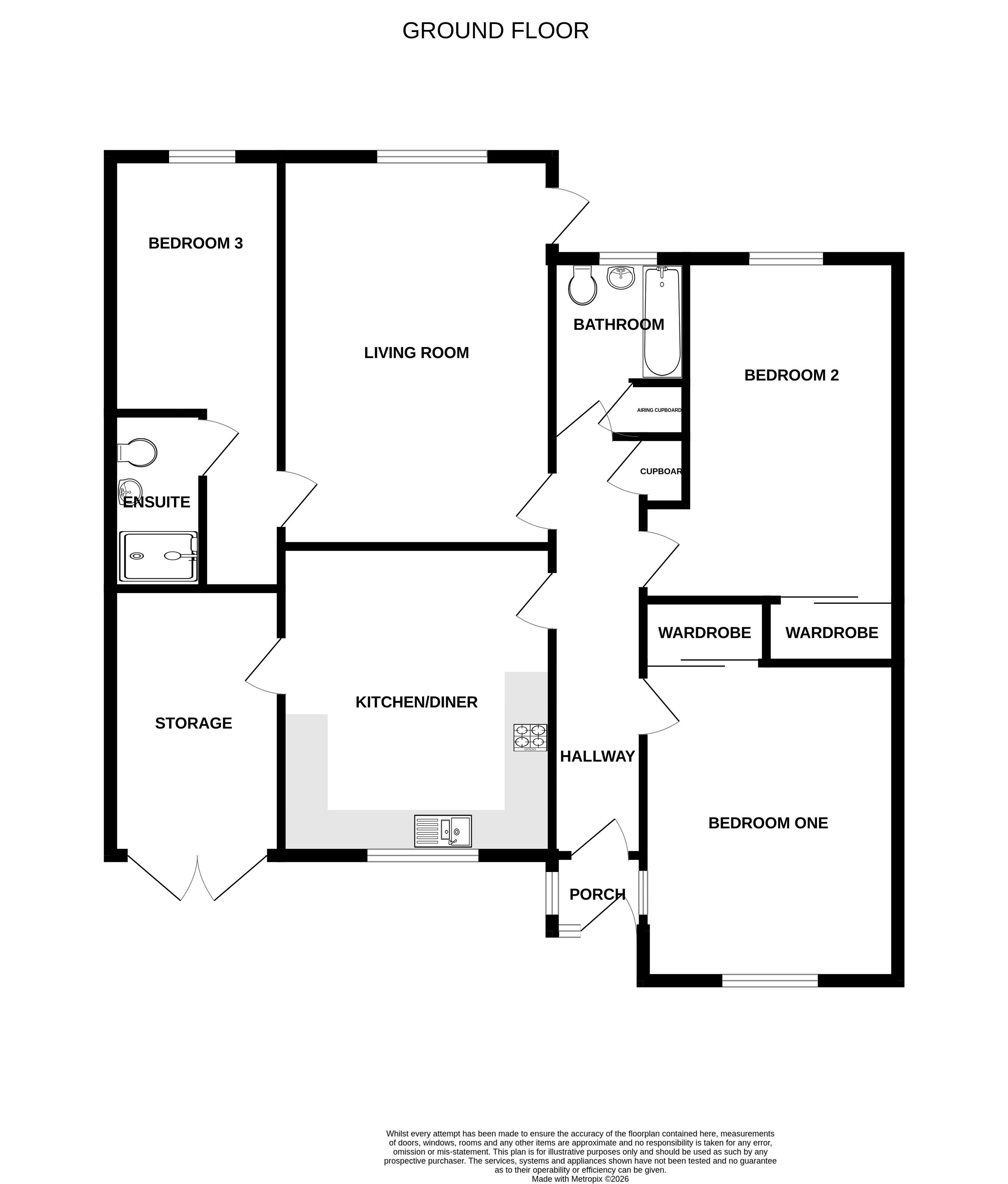 3, Topps Heath, Bedworth floorplan