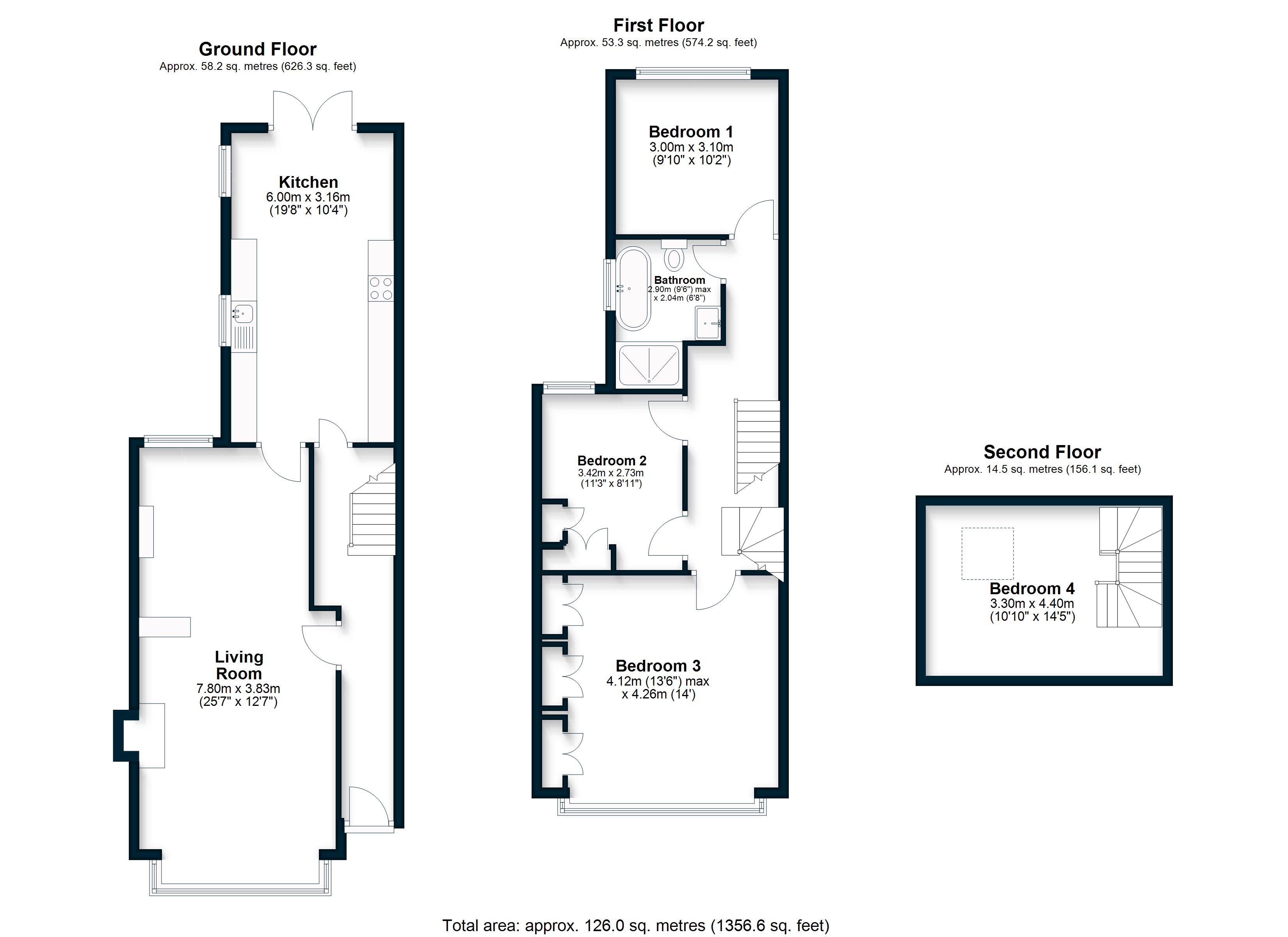 36, Prinsep Road, Hove floorplan