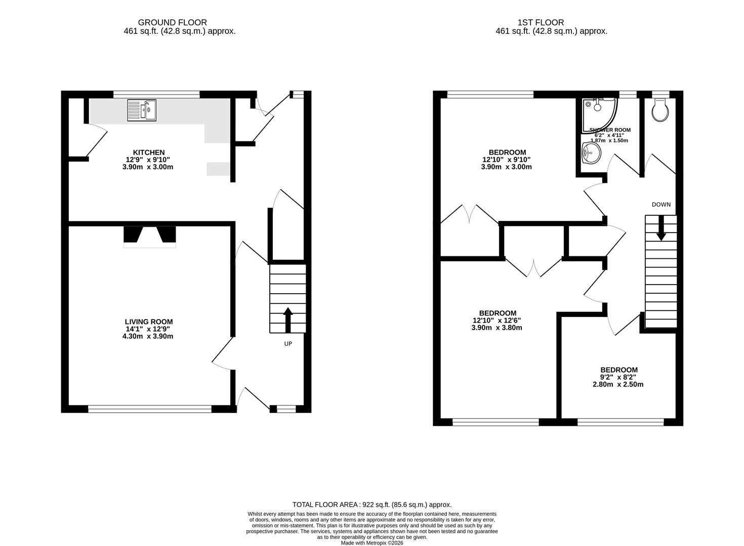 153, Humber Way, Berkshire floorplan
