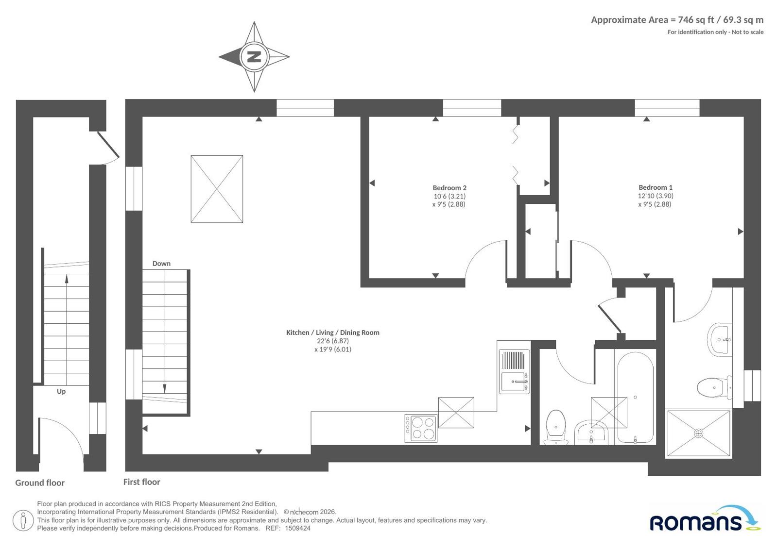 15, Trussell Road, Bracknell floorplan