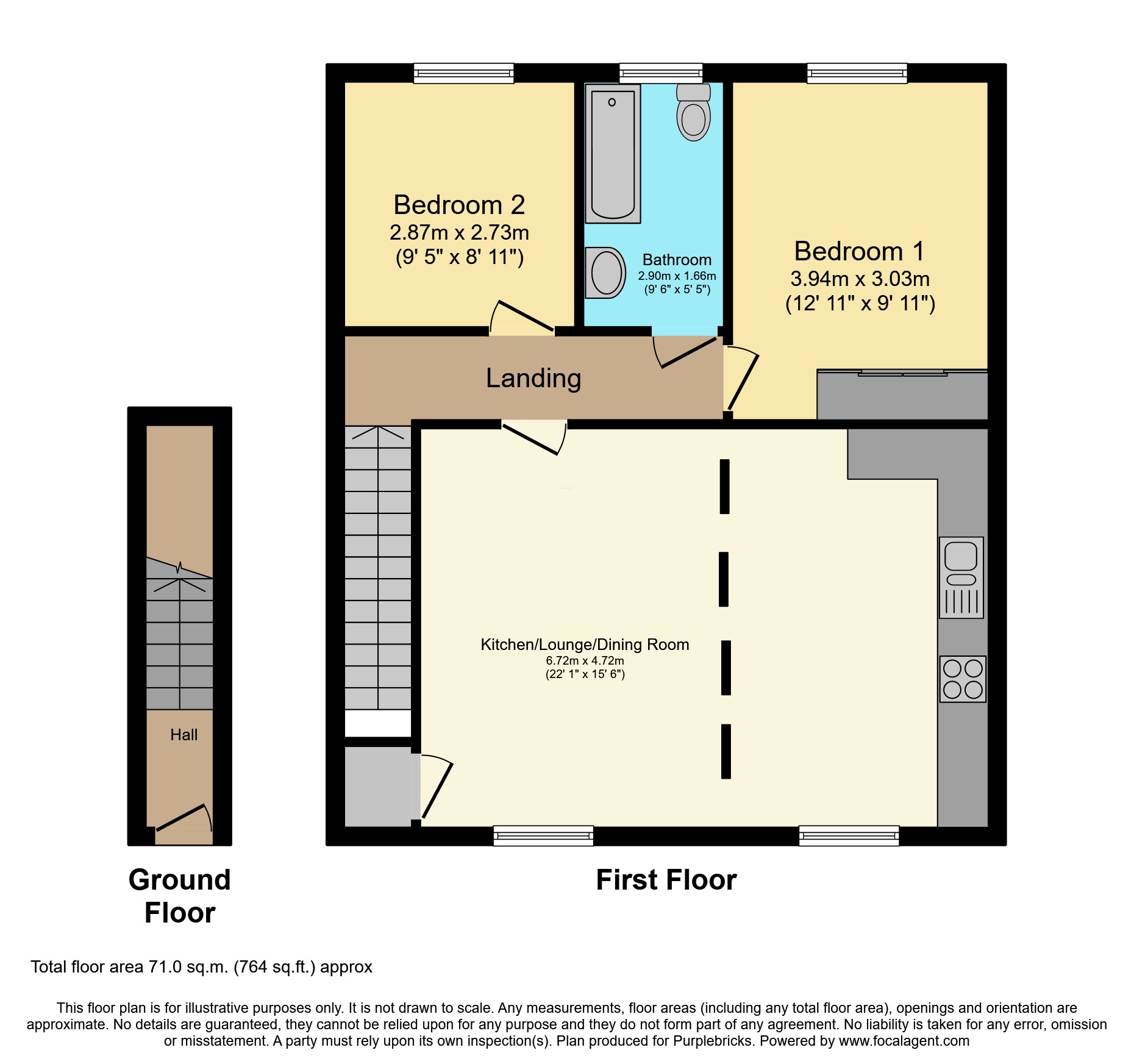 Apartment 1/Nicholls Court, 99 Peckham Chase, Eastergate, Chichester floorplan