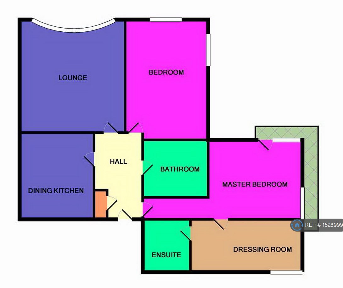 Bannermill Place, Aberdeen AB24, 2 bedroom flat to rent 63971607