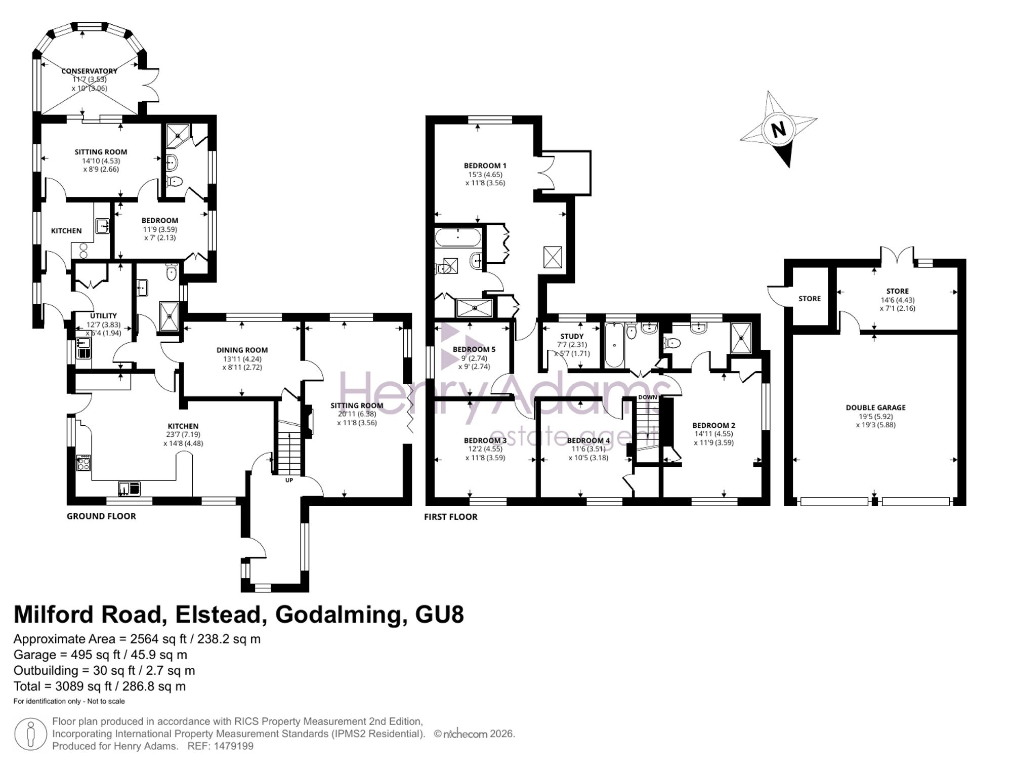 Laybrook Cottage Milford Road, Godalming floorplan