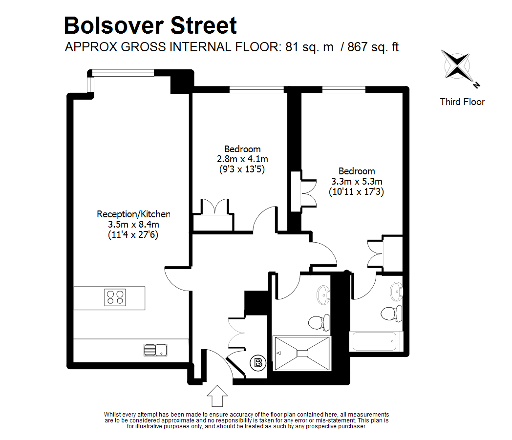 2 Bedrooms Flat to rent in Fitzrovia Apartments, Fitzrovia, London W1W