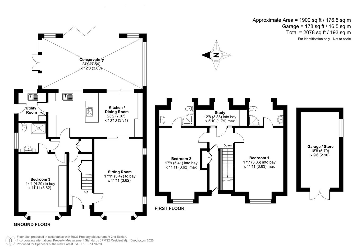 17, Christchurch Bay Road, New Milton floorplan