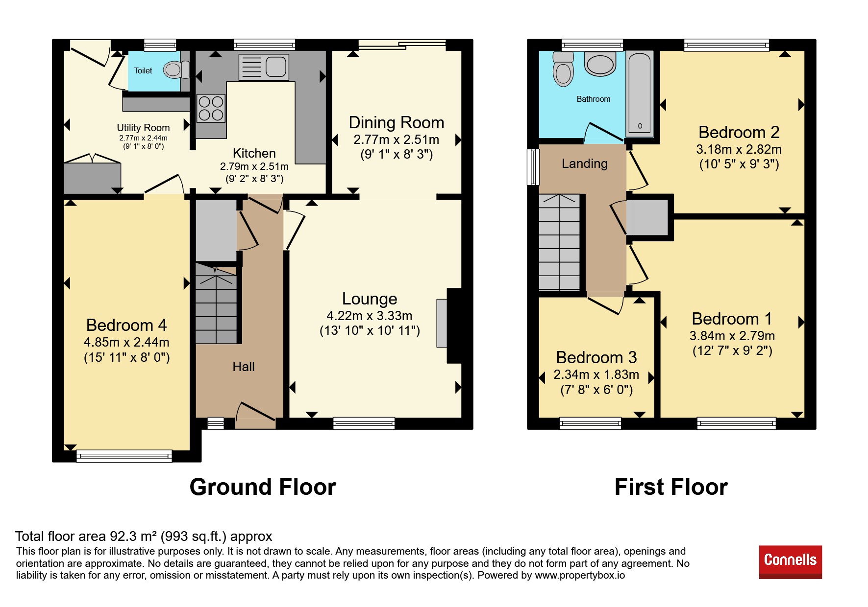 2, Frome Close, Plymouth floorplan