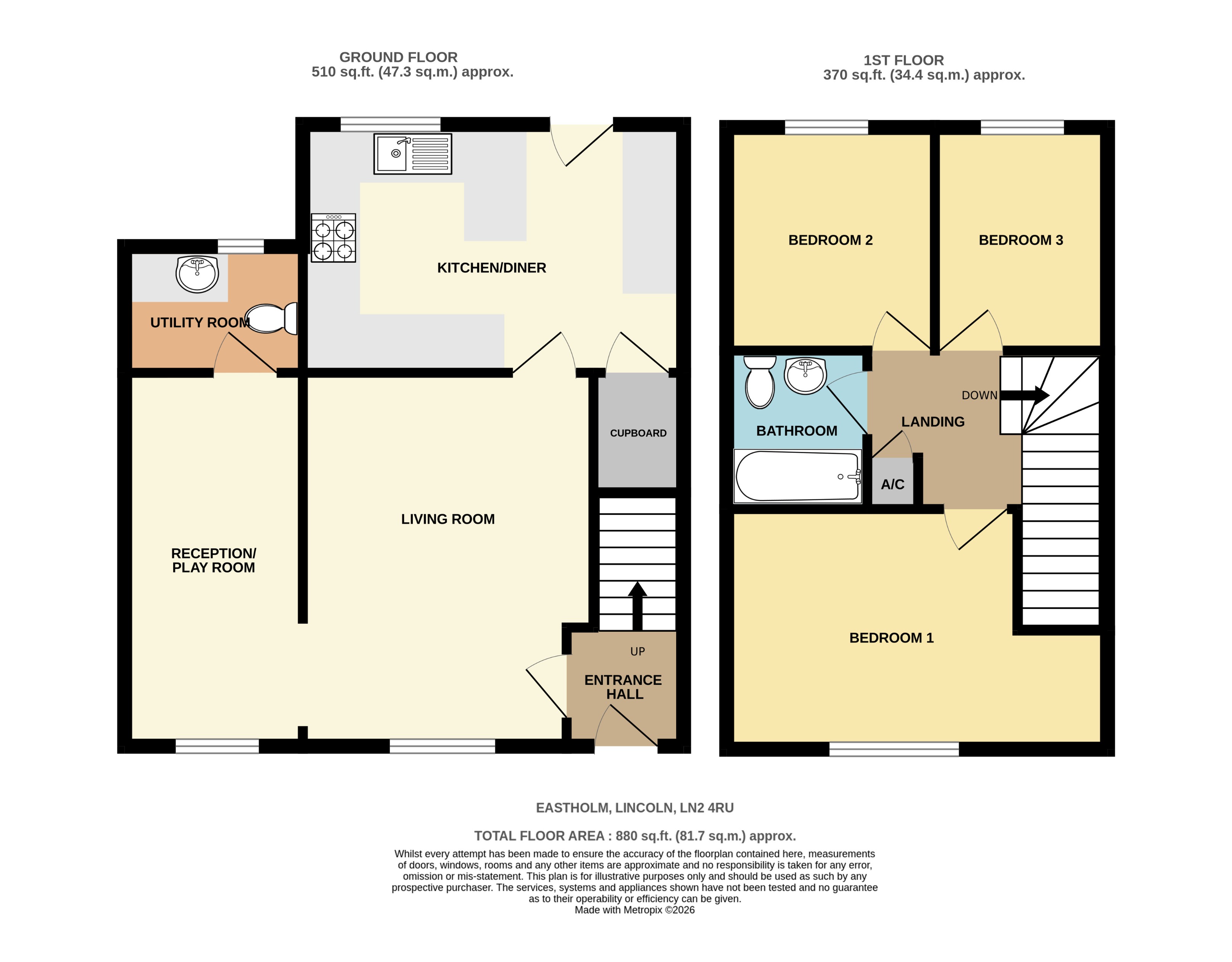 1, Eastholm, Lincoln floorplan