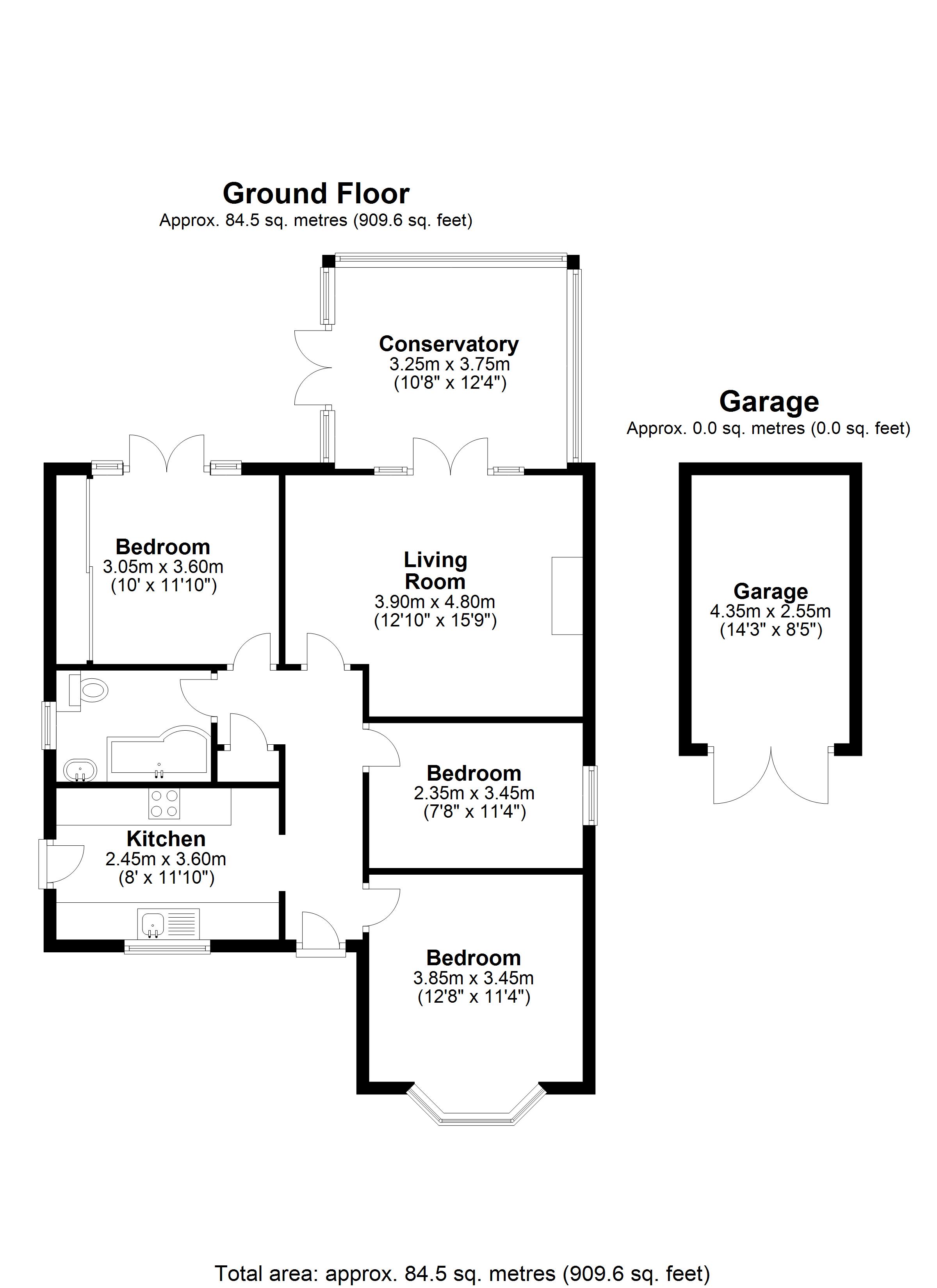 73, Rowtown, Surrey floorplan