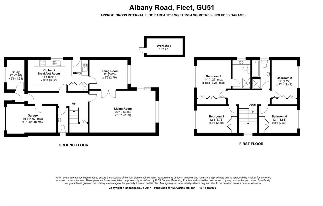 4 Bedrooms Detached house for sale in Albany Road, Fleet GU51