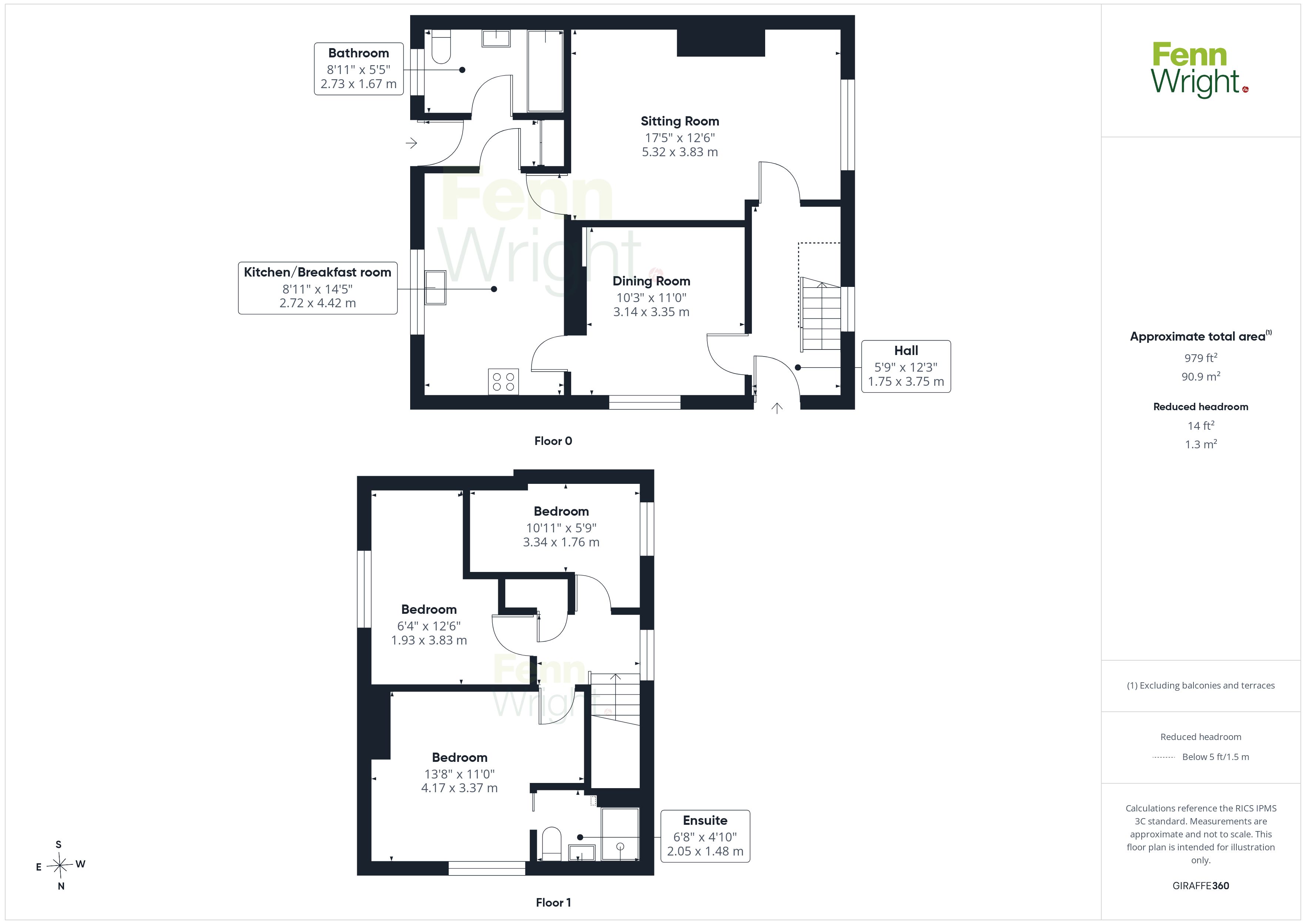 13, Hall Farm Road, Woodbridge floorplan