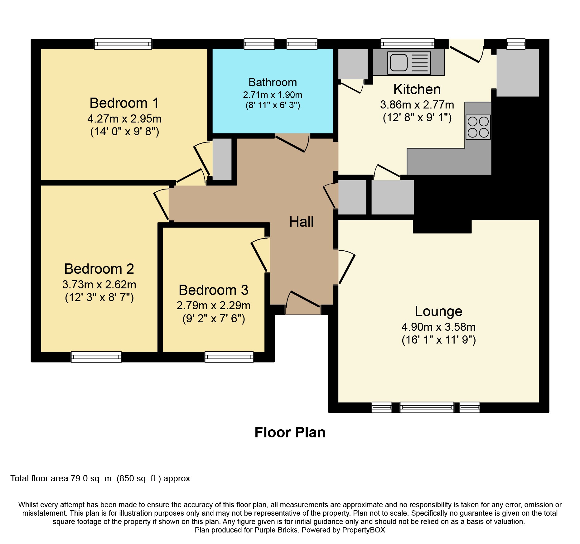 3 Bedrooms Flat for sale in Orchard Way, Bognor Regis PO22