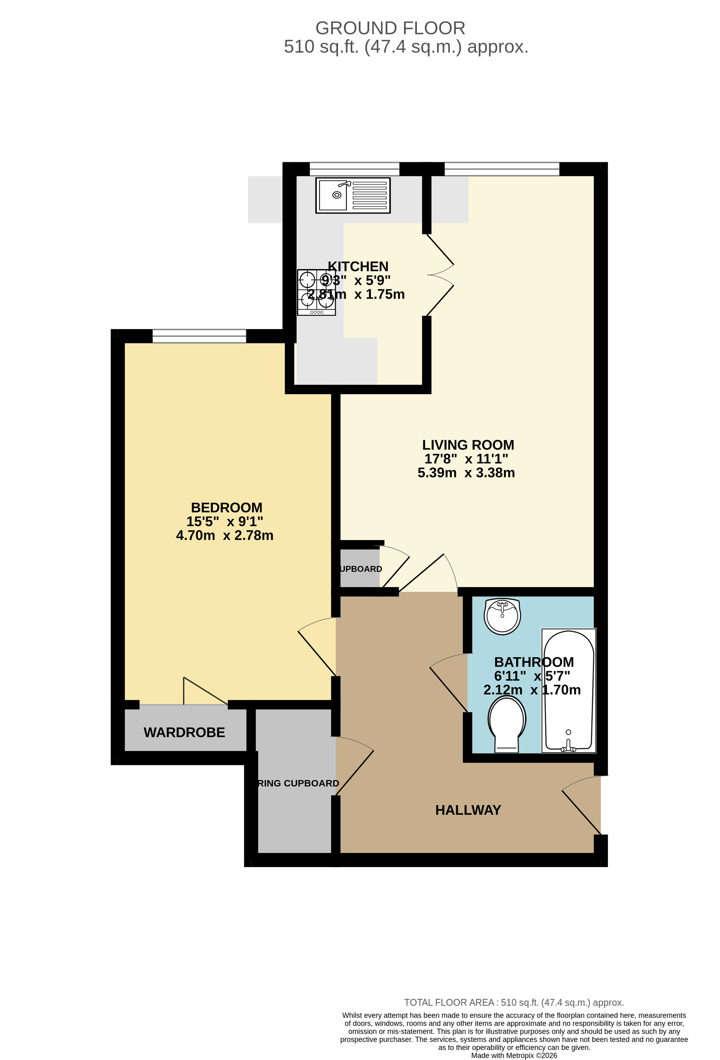 40 Berryfield Court, 10, Bursledon Road, Southampton floorplan