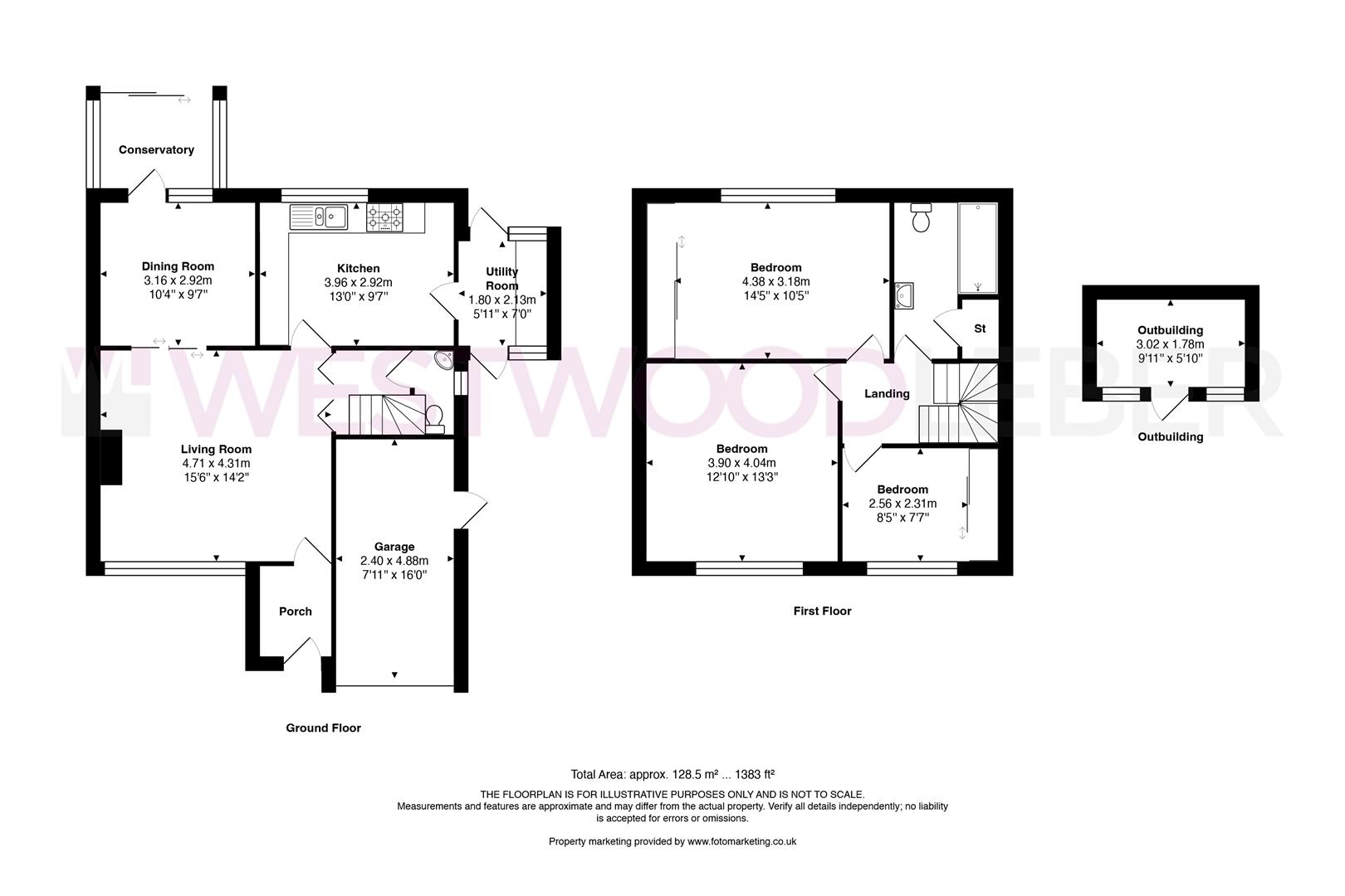 6, Linwood Road, Ware floorplan