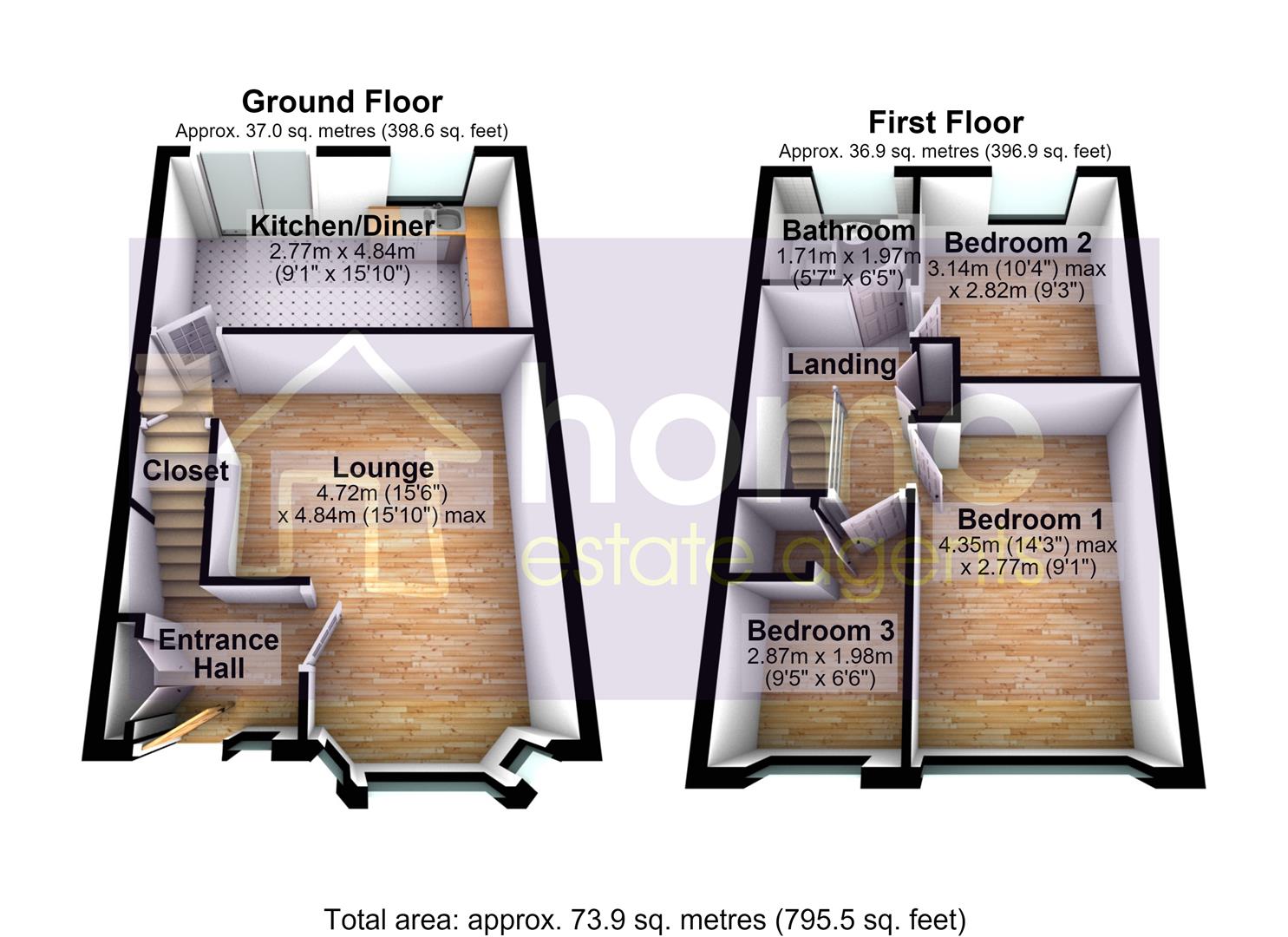 21, Quick View, Mossley floorplan
