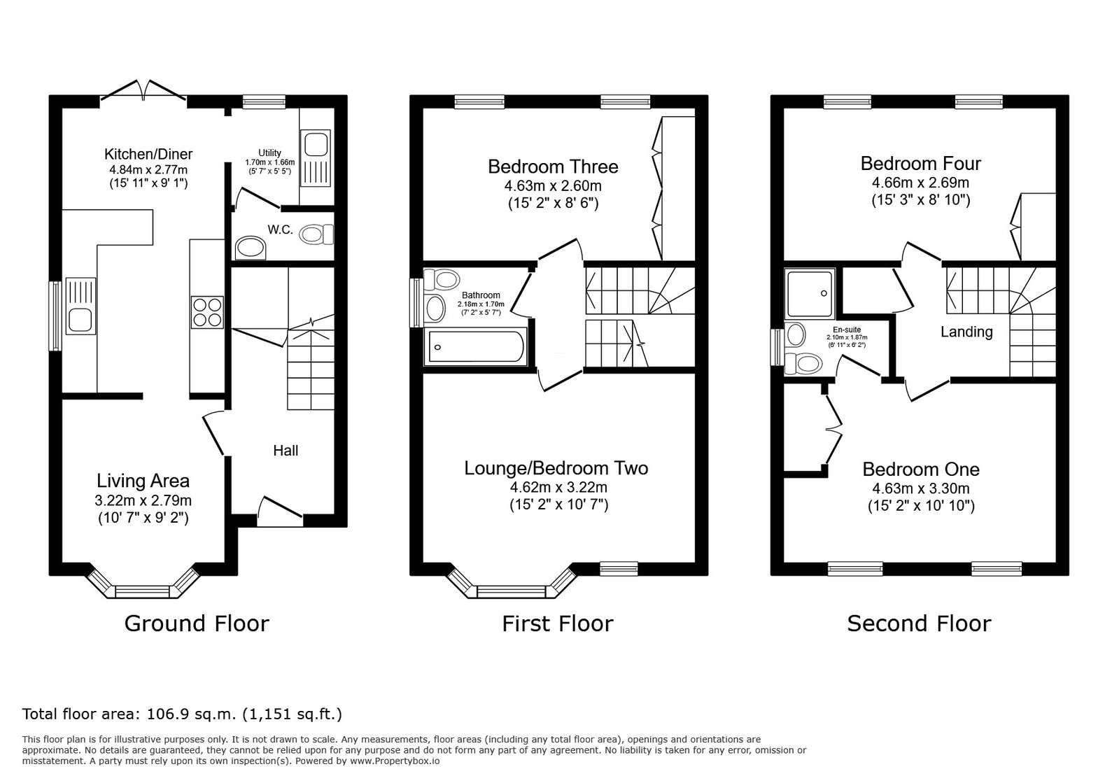 3, Tir Y Farchnad, Swansea floorplan