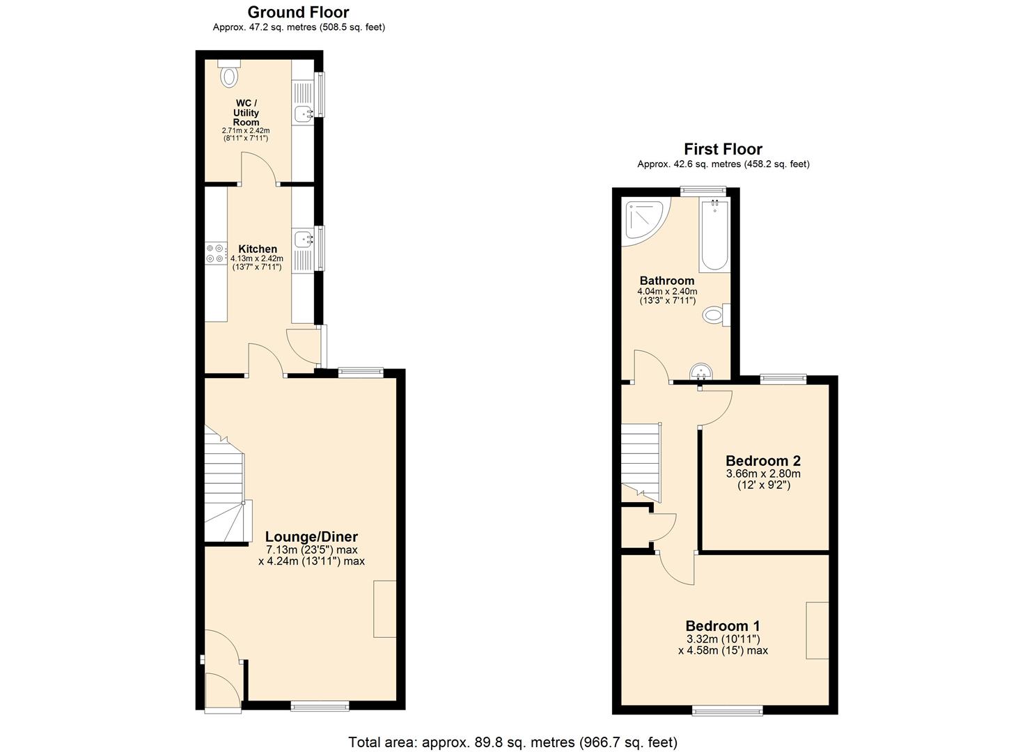 24, Thrift Street, Wellingborough floorplan