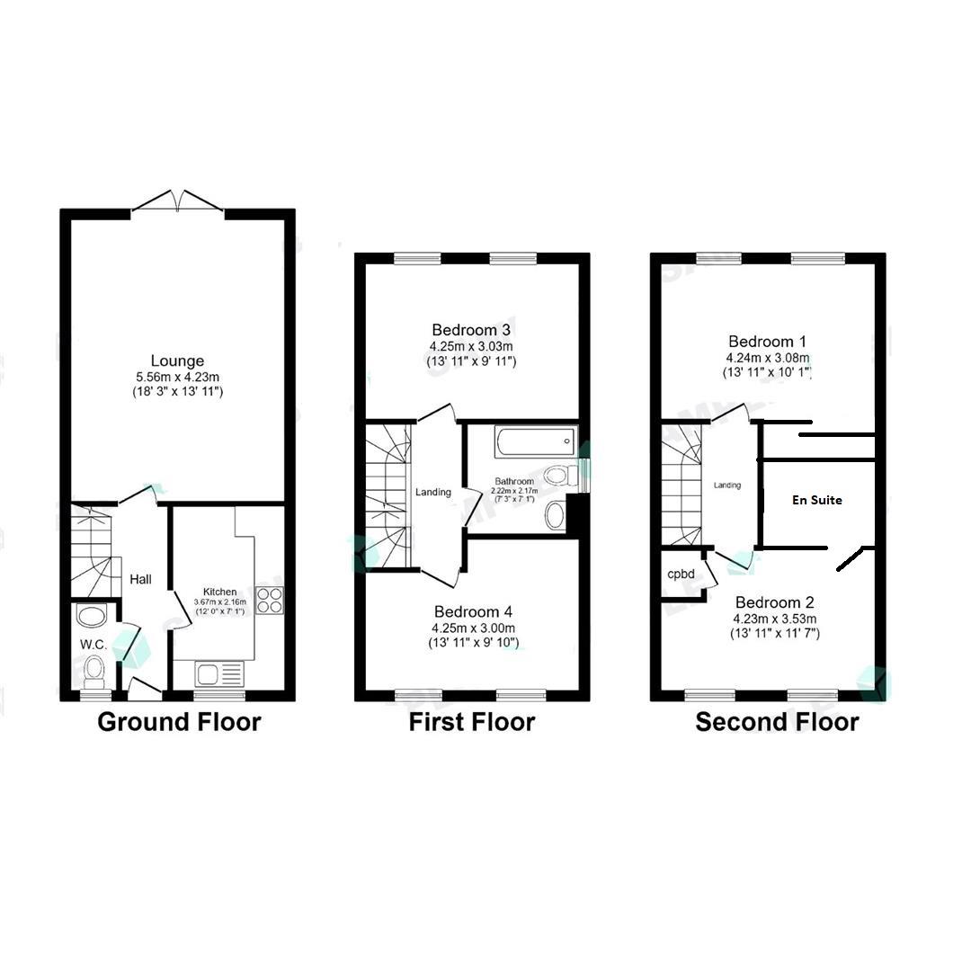 35, Harper Rise, Doncaster floorplan