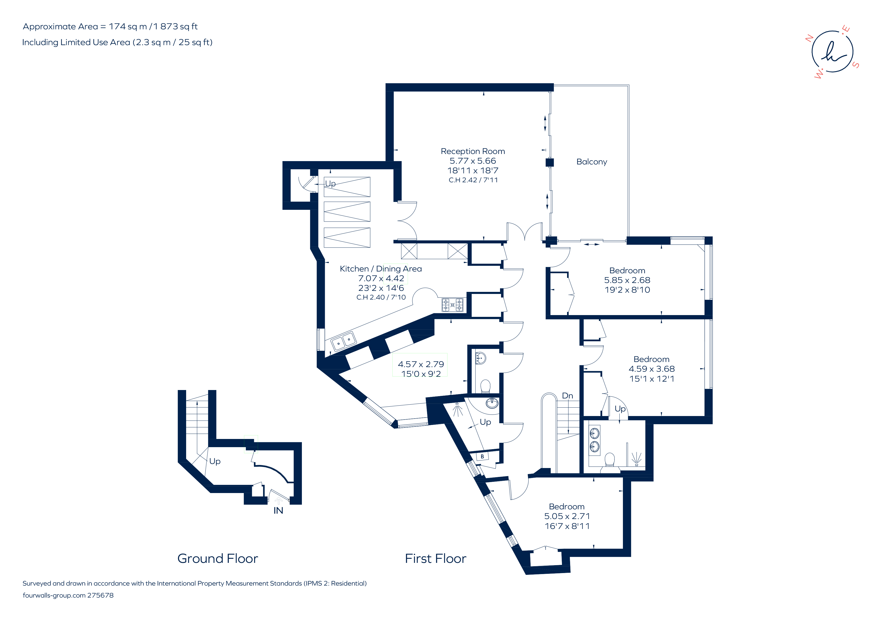 Flat 2, Crown Reach, 145, Grosvenor Road, London floorplan