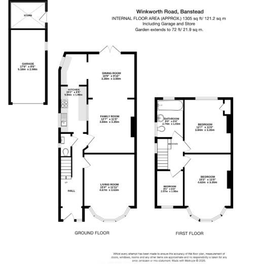 93, Winkworth Road, Banstead floorplan