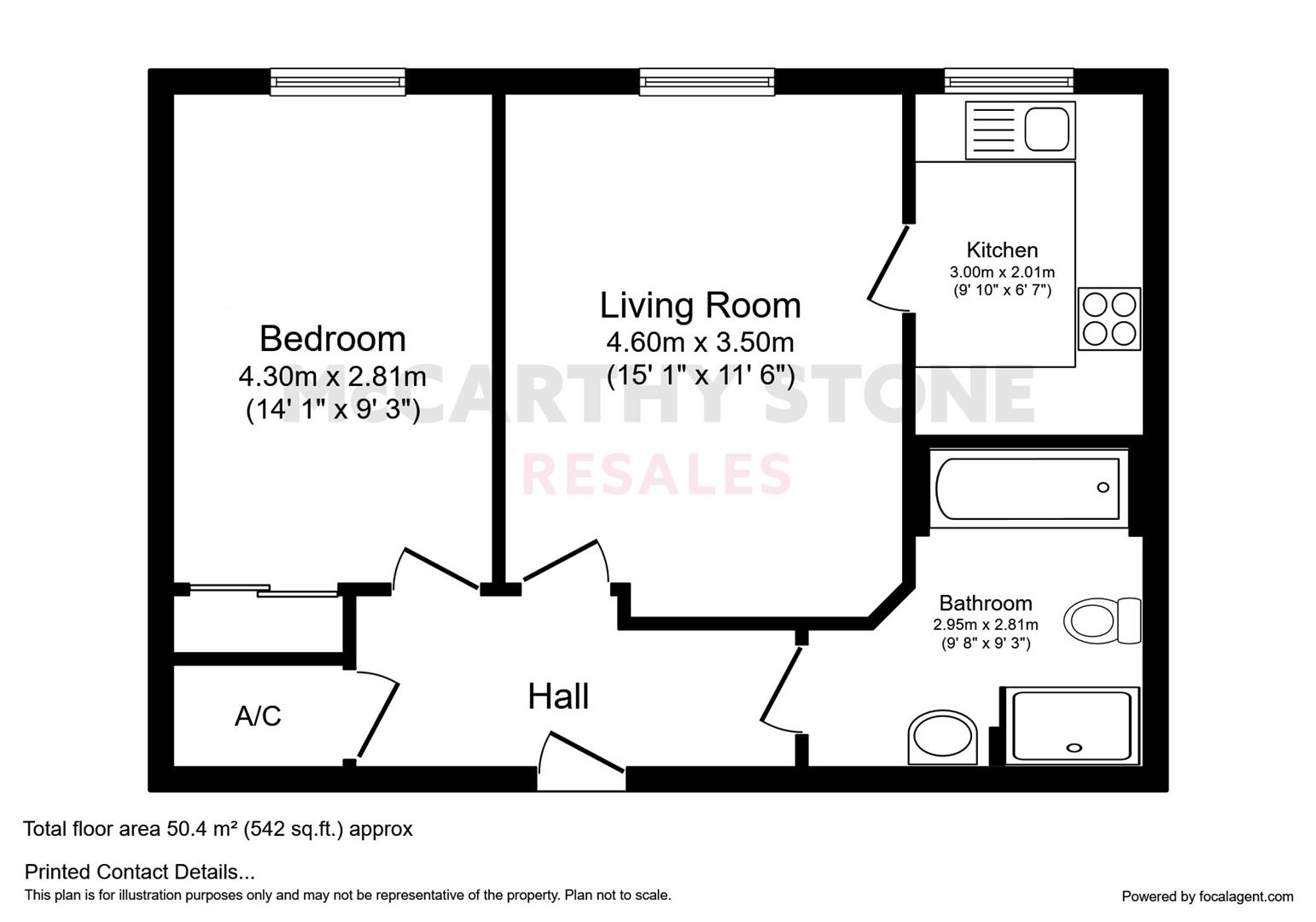 33 Jenner Court, St. Georges Road, Cheltenham floorplan