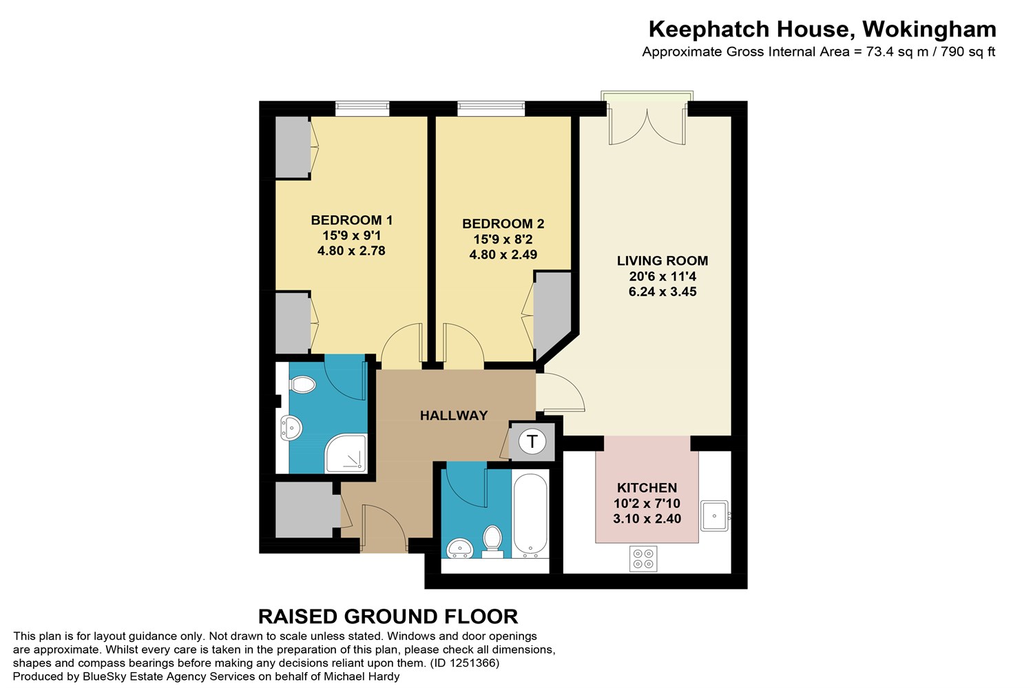 5 Keephatch House, Montague Close Keephatch Park, Wokingham floorplan