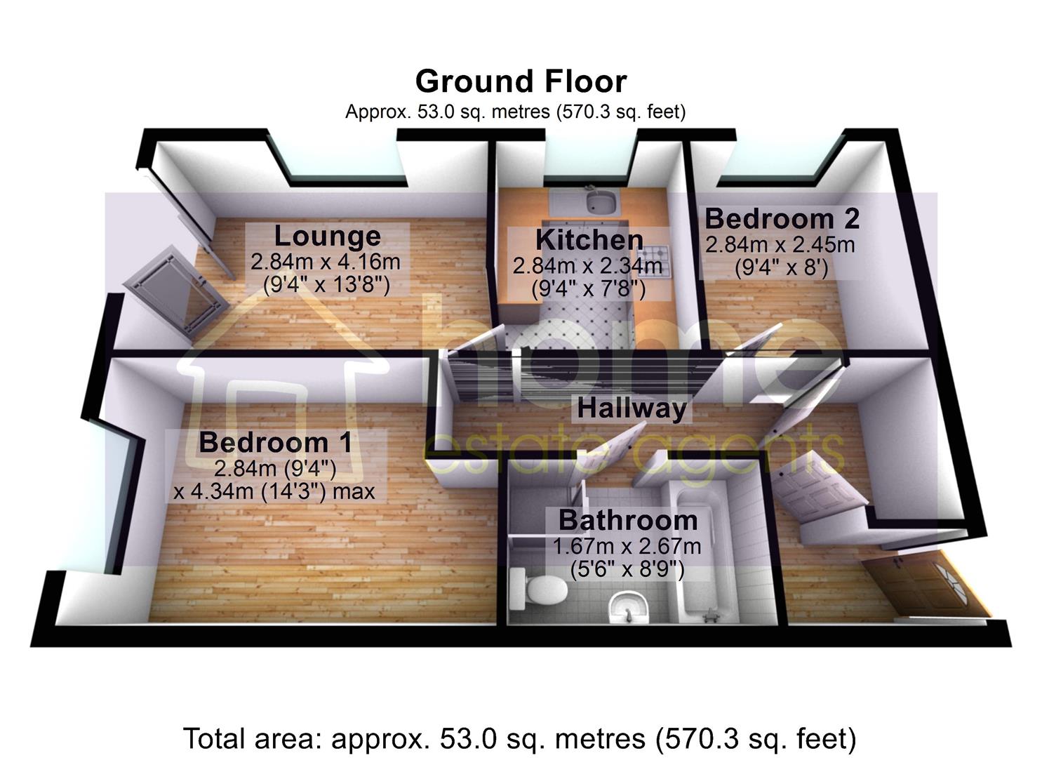 The Acorn House, 16, Bramble Court, Stalybridge floorplan