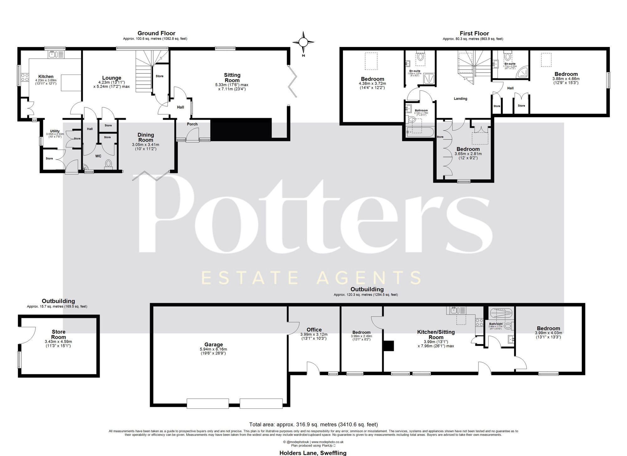 Poplar Farm Barn Holdens Lane, Saxmundham floorplan