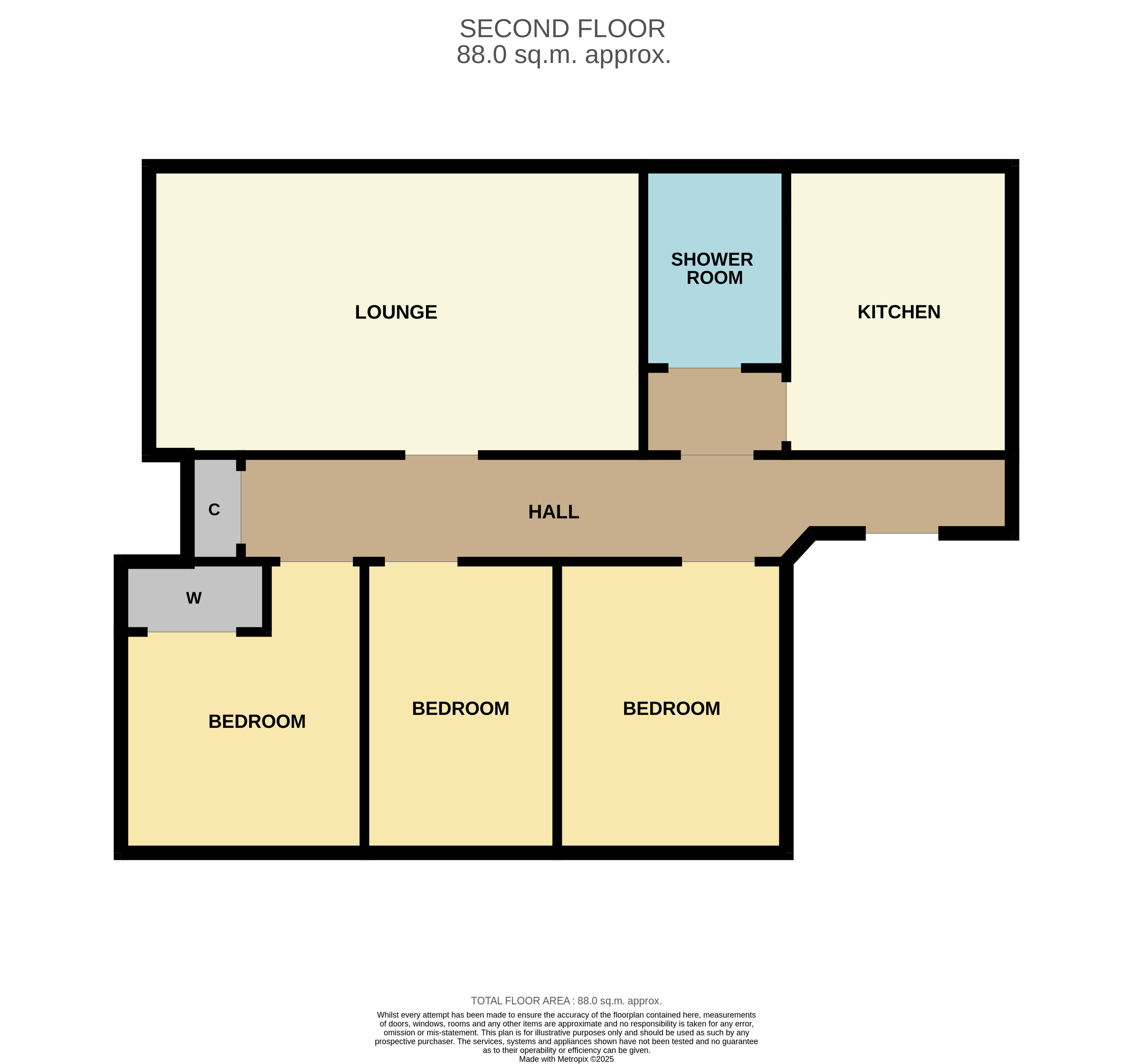 8 Marine House, Bents Road, Montrose floorplan