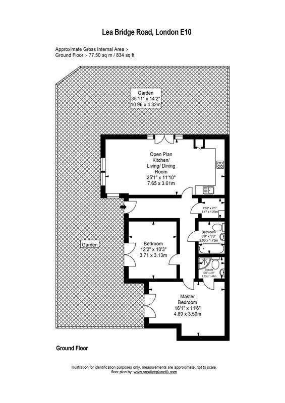 6, Gate House, 489, Lea Bridge Road, Leyton, London floorplan